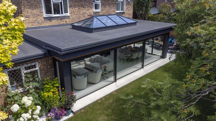 Solarlux Cero II Minimalist Sliding Doors, Orangery Extension, Warfield, Bracknell