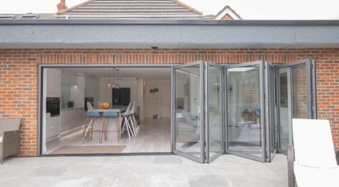 Solarlux Ecoline Bi Fold Doors, Blackwater, Hampshire