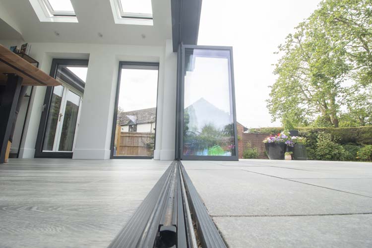 Bifold Door Track Full of Water