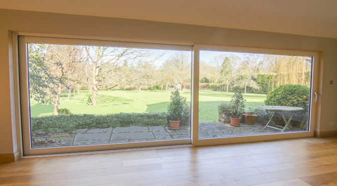 Solarlux SL 160 Aluminium Sliding Doors, Hurley, Berkshire