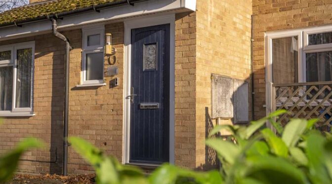 steel Blue Front Door | Apeer 70 Composite Door, Farnborough