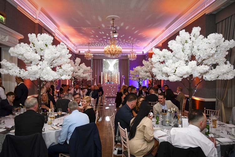 Team celebration at Easthampstead Park country house hotel Berkshire