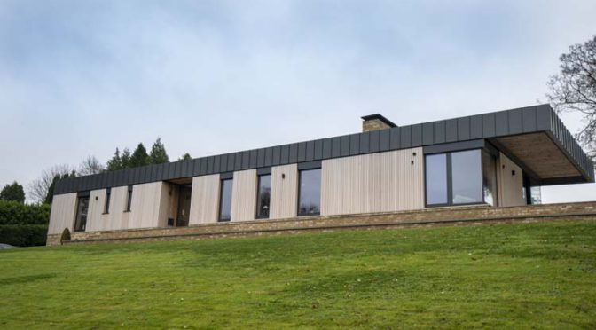 Timber Aluminium Composite Windows, Internorm HF310, Sustainable New Build, Corsham