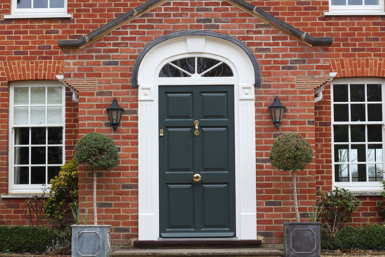 wooden windows and doors