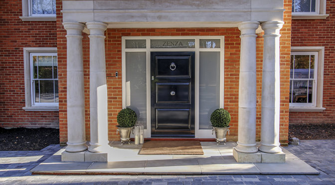 Timber front doors