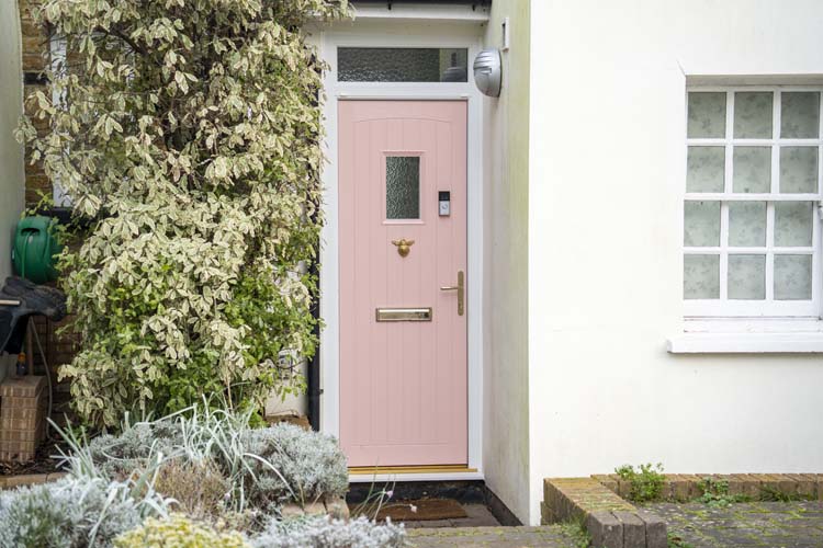 Secure composite front door with PAS 24 security certification