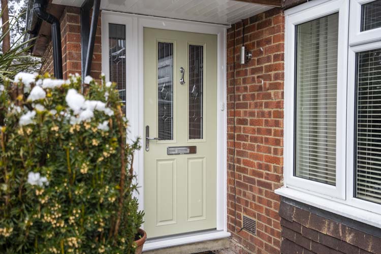 Thames Valley Windows secure composite front door installation in Surrey
