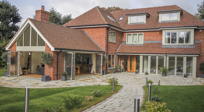 Solarlux SL 67 Bi-Folding Doors and Internorm HF310 Composite Windows, Newbury, Berkshire