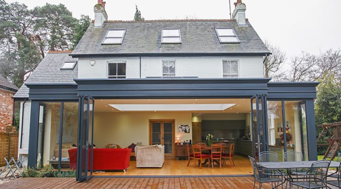 Orangery with Solarlux Bi-Fold Doors, Crowthorne, Berkshire