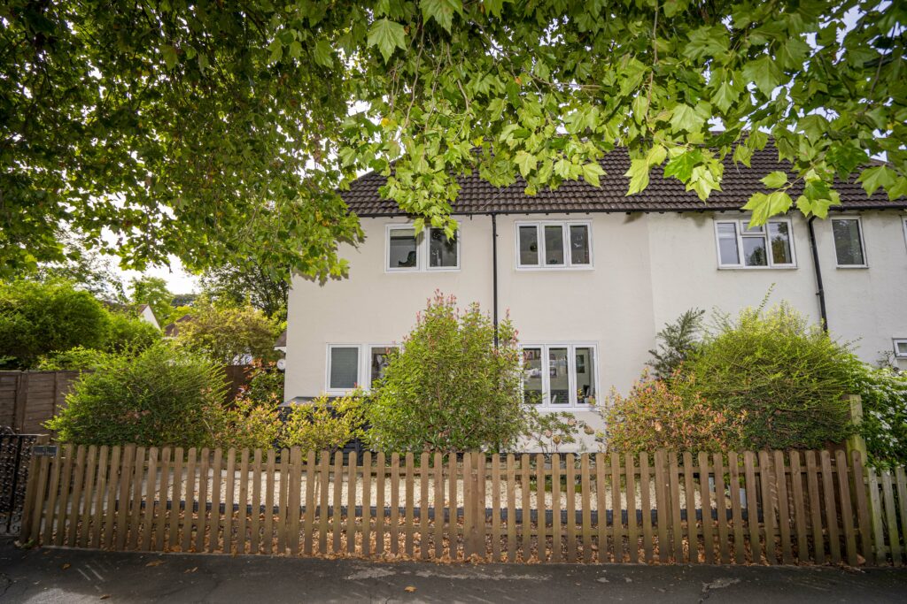 White uPVC replacement windows with energy-efficient double glazing