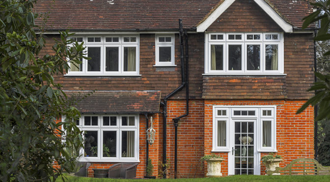 White Antique Rustique uPVC Windows, Fleet, Hampshire