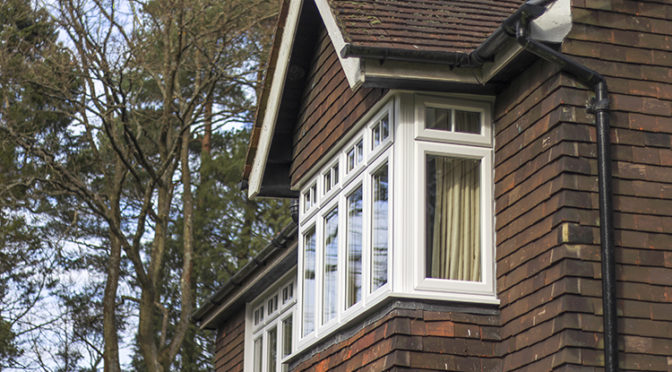 White Antique Rustique uPVC Windows, Fleet, Hampshire