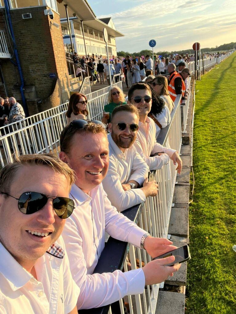 A team Day Out at Windsor Races