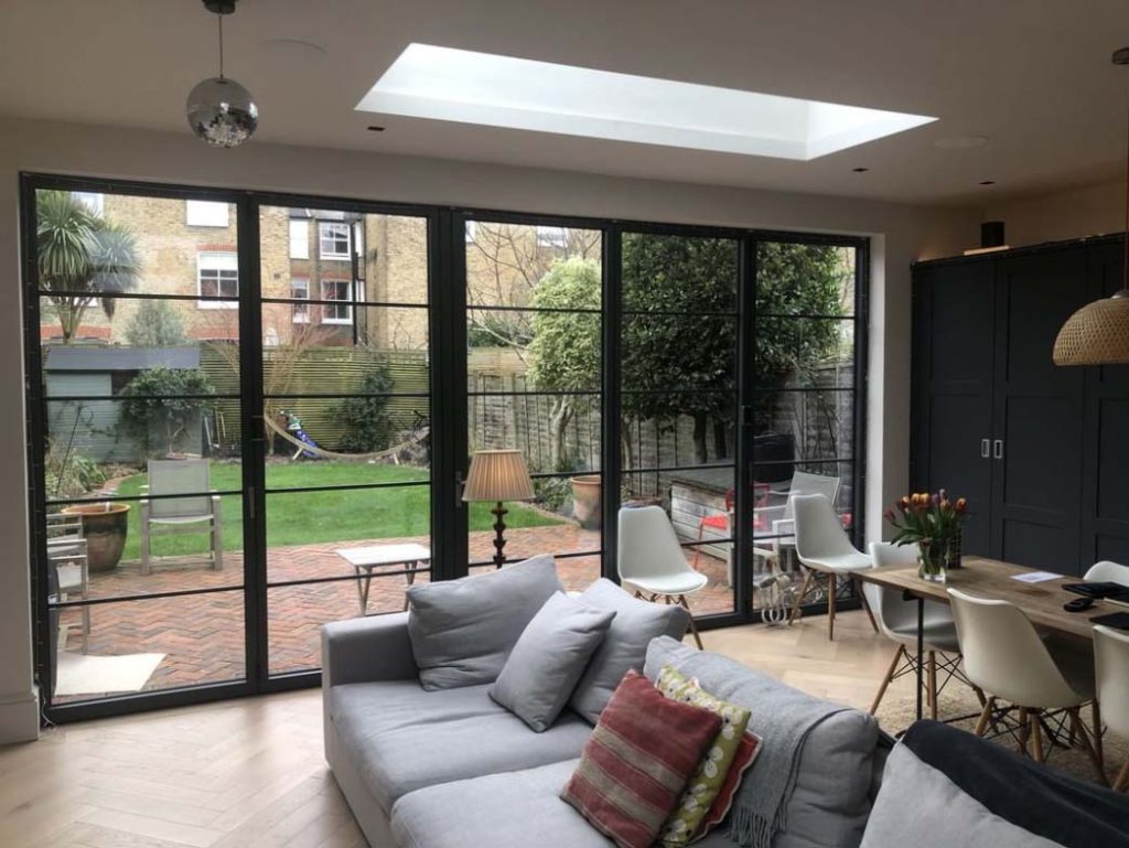 bifold doors with glazing bars