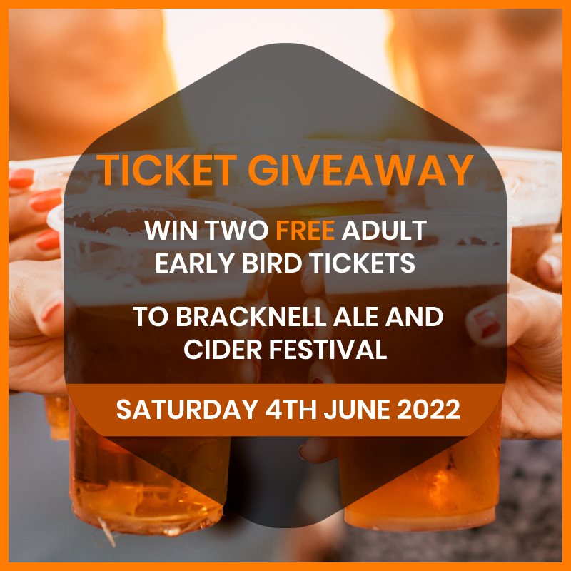 bracknell ale and cider festival two free tickets