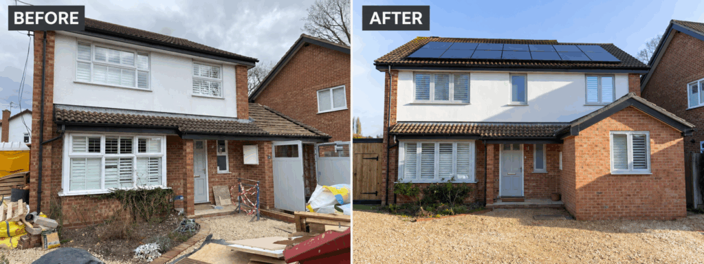 before and after window replacement