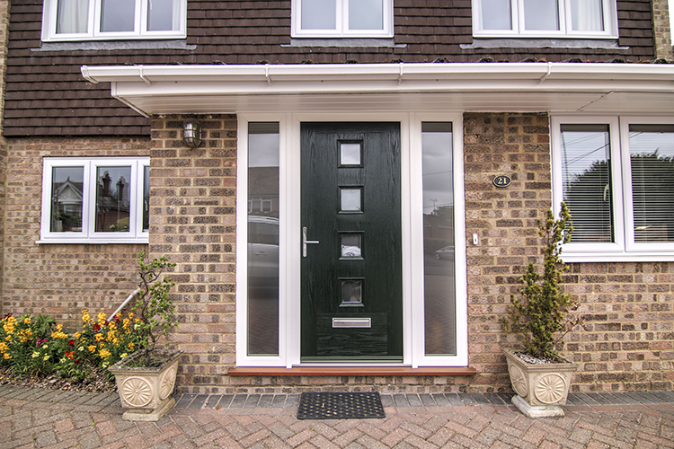 front door and windows for porch in Hook