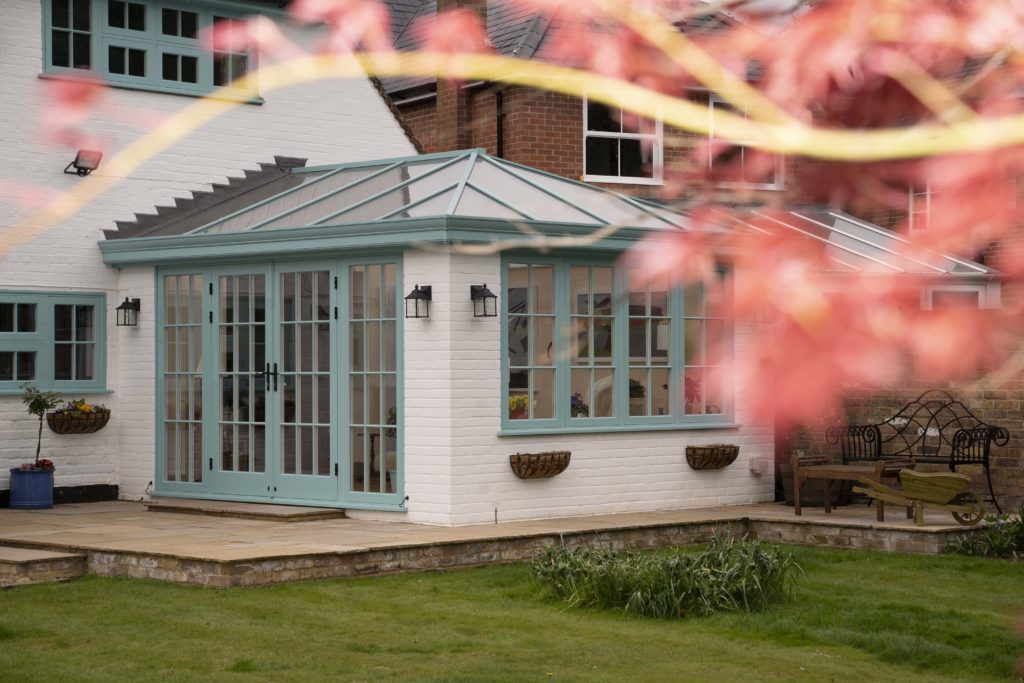 glazed rear extension