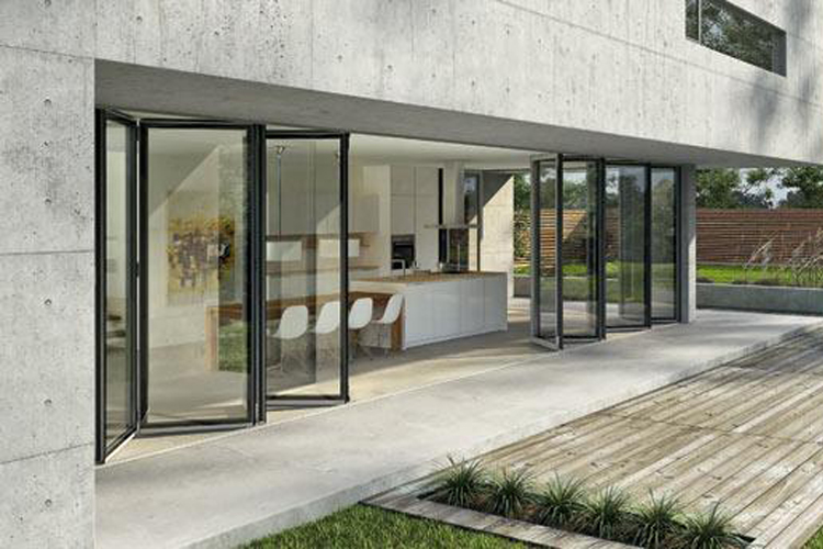 Aluminium Bifold Glass Doors SL 82