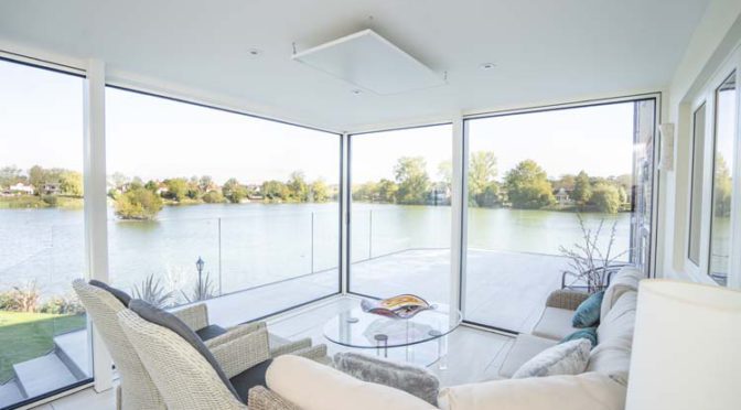 Sliding Glass Doors For a Modern Glass Extension, Maidenhead