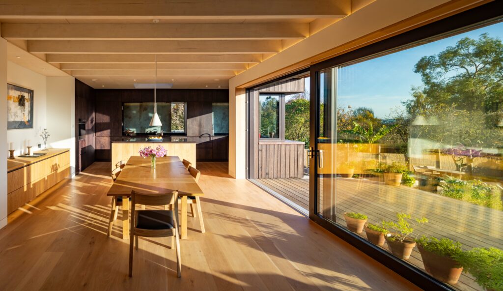 Triple Glazed Sliding Doors Help Transform a 1930’s Bungalow into Contemporary Sustainable Home, Wiltshire