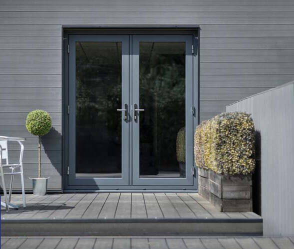 uPVC doors for garden