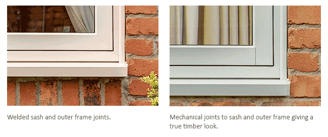 uPVC Windows - Welded and Mechanical Joints